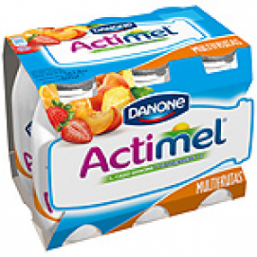 DANONE ACTIMEL yogur liquido multifrutas pack 6